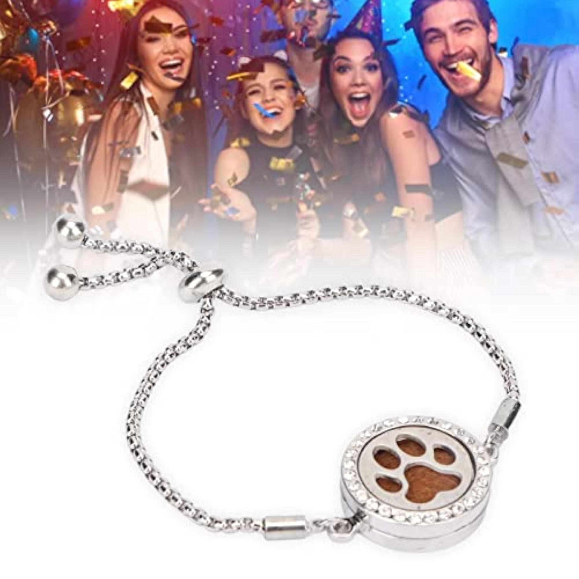 Stainless Steel Essential Oil Diffuser Bracelet, Aromatherapy Gift